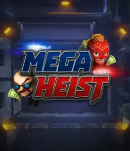 Get ready for the action-packed world of the Mega Heist game by Relax Gaming, showcasing comedic characters ready to execute a bank heist. This image portrays the drama of the heist with its dynamic logo and a mysterious vault backdrop. Great for fans of heist movies, providing a captivating gaming experience. 